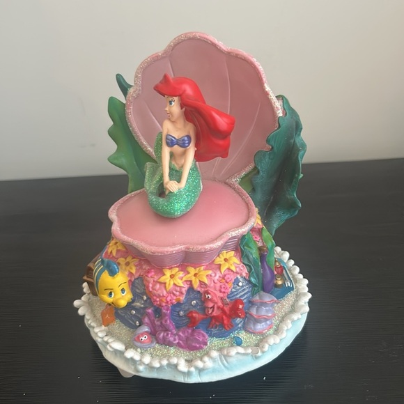 Vintage 1988 DISNEY Exclusive Little Mermaid "Under The Sea" Musical Figurine - Picture 8 of 14